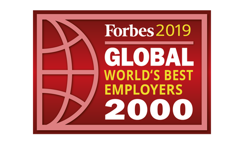 Forbes' Global 2000 Top 500 World's Best Employers 2019