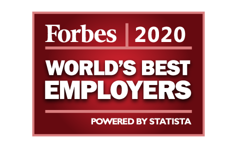 Forbes' World's Best Employers 2020